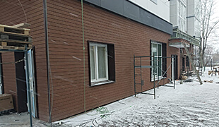 г. Пермь. Овчинникова 19, жилой дом (плитка 300мм)